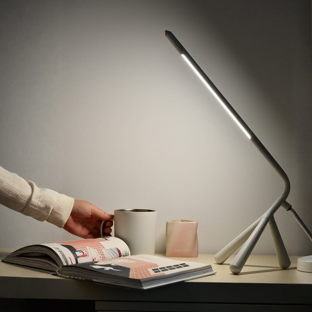 Three Legged LED Accent Table Lamp - Eye-Care Rotatable Design
