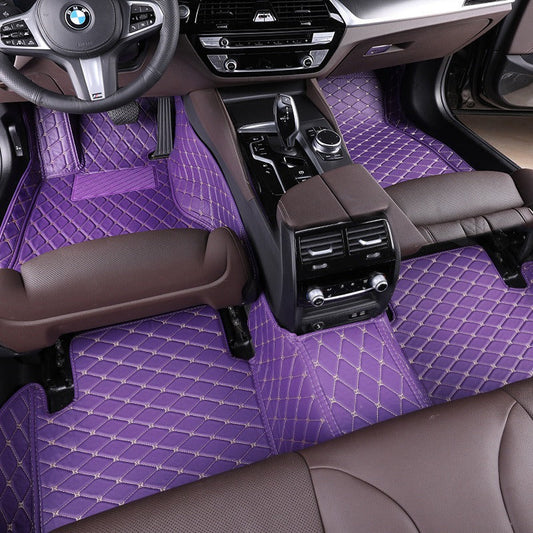 Purple Classic  Mats - Durable Rubber, Adaptive Fit Stylish Car Accessories