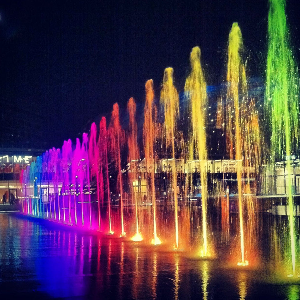 LED Waterproof Aluminum Fountain Light - Outdoor Garden Lighting, IP68 Rated, Color Changing, Durable Landscape Illumination