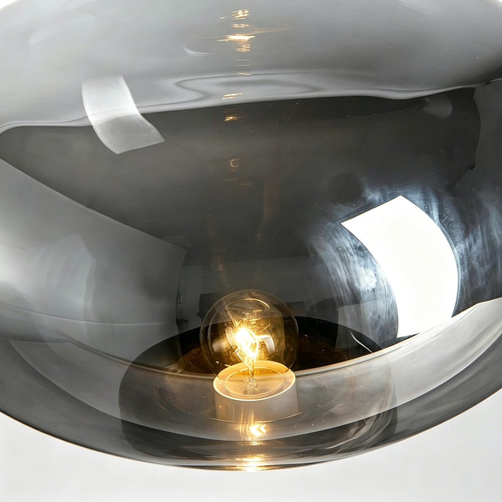 Modern Marble Mushroom Bedside Lamp - Glass Table Lamp for Bedroom Decor