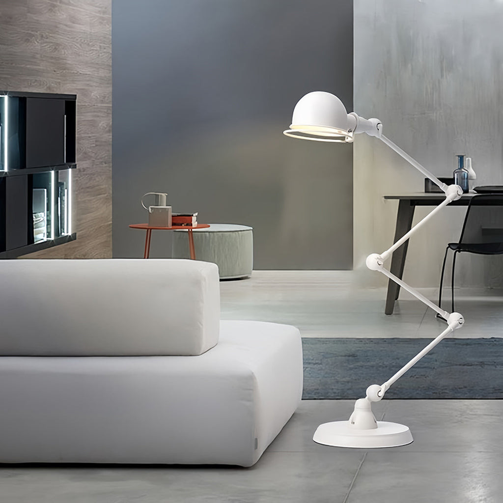 Industrial Reading Floor Lamp for Living Room - Task Standing Lamp