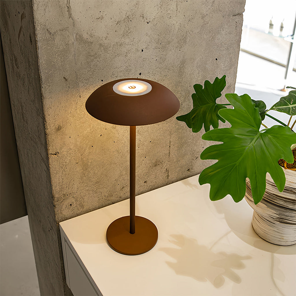 Contemporary LED Table Lamp - Minimalist Rechargeable Dimmable Design for Home and Office Lighting
