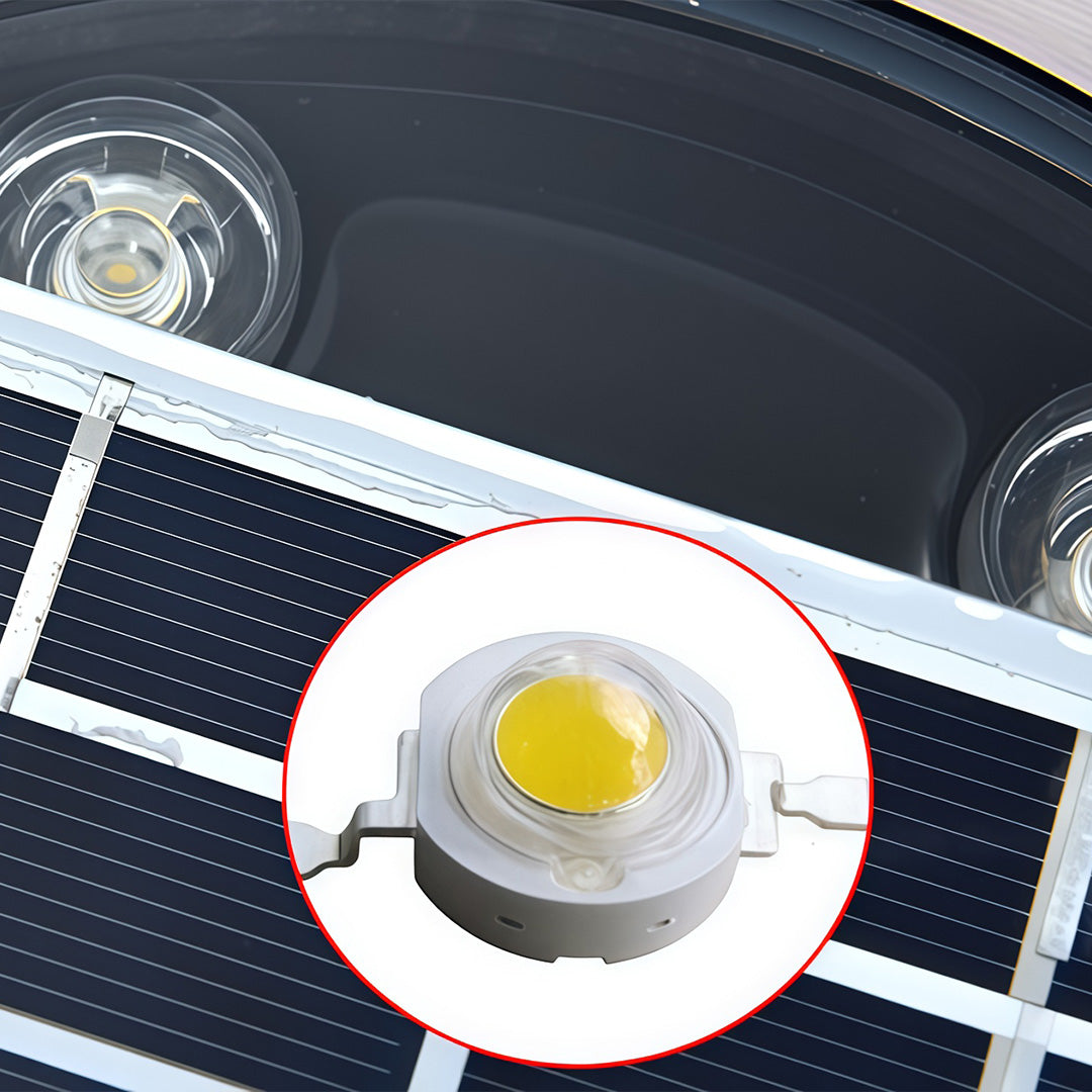Recessed Solar LED Metal Well Light for Outdoor Landscape Lighting
