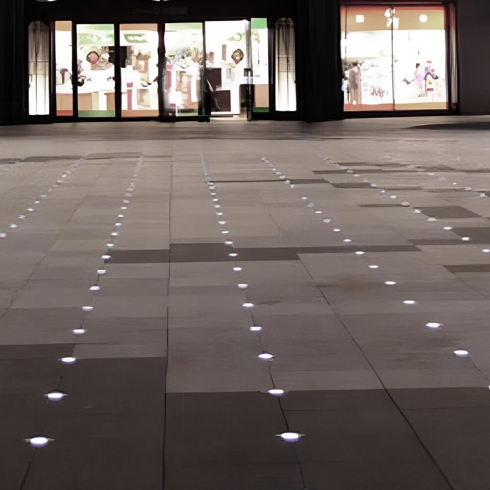Recessed Solar LED Metal Well Light for Outdoor Landscape Lighting