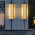 Rectangle LED Outdoor Wall Light Waterproof Retro Grid Design
