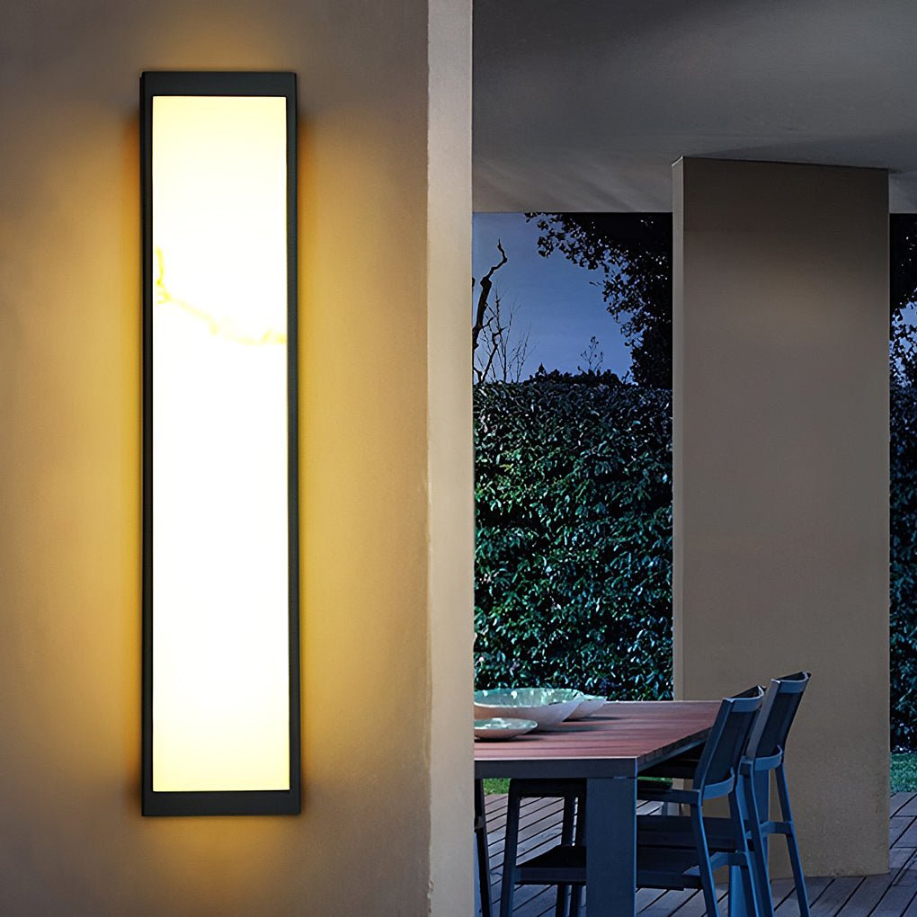 Econic LED Outdoor Wall Light - Waterproof Metal Fixture for Patio and Garden