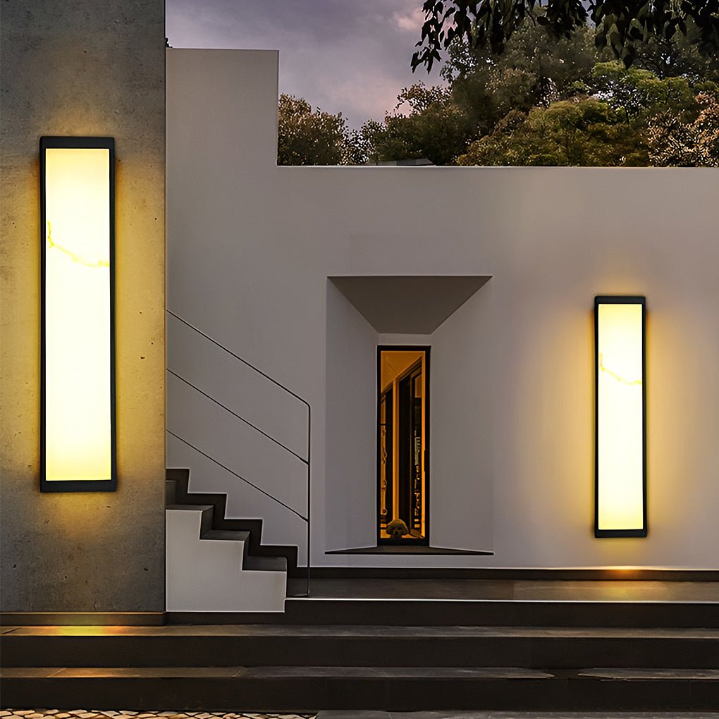 Econic LED Outdoor Wall Light - Waterproof Metal Fixture for Patio and Garden