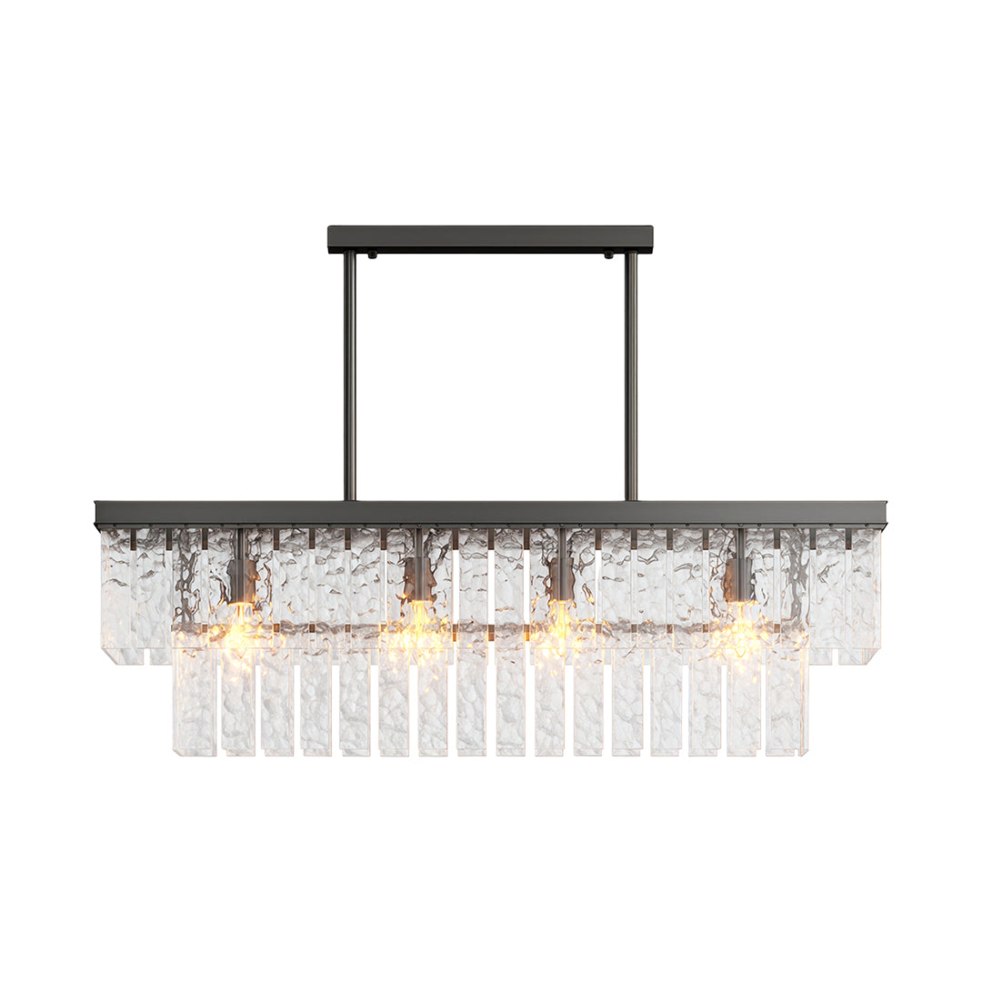 Modern Full-Copper Minimalist Chandelier Ceiling Light