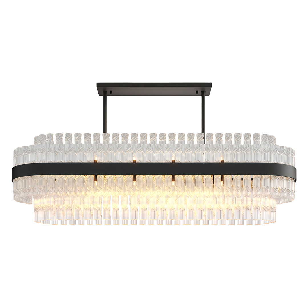 Industrial Modern Copper Chandelier - Luxury Ceiling Light Fixture