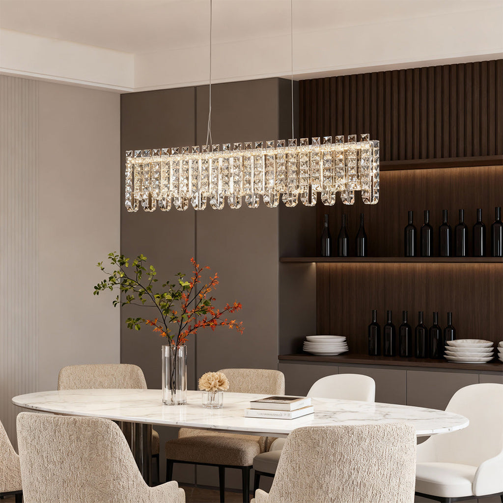 Crystal Chandelier Modern Minimalist Ceiling Light - Luxury Lighting Fixture