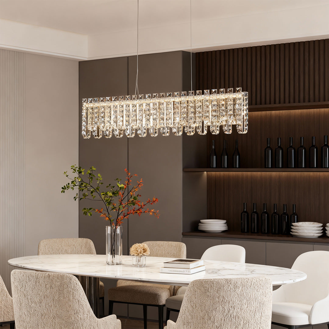 Crystal Chandelier Modern Minimalist Ceiling Light - Luxury Lighting Fixture
