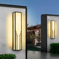 Rectangular Waterproof LED Exterior Wall Sconce - Resin Light Fixture