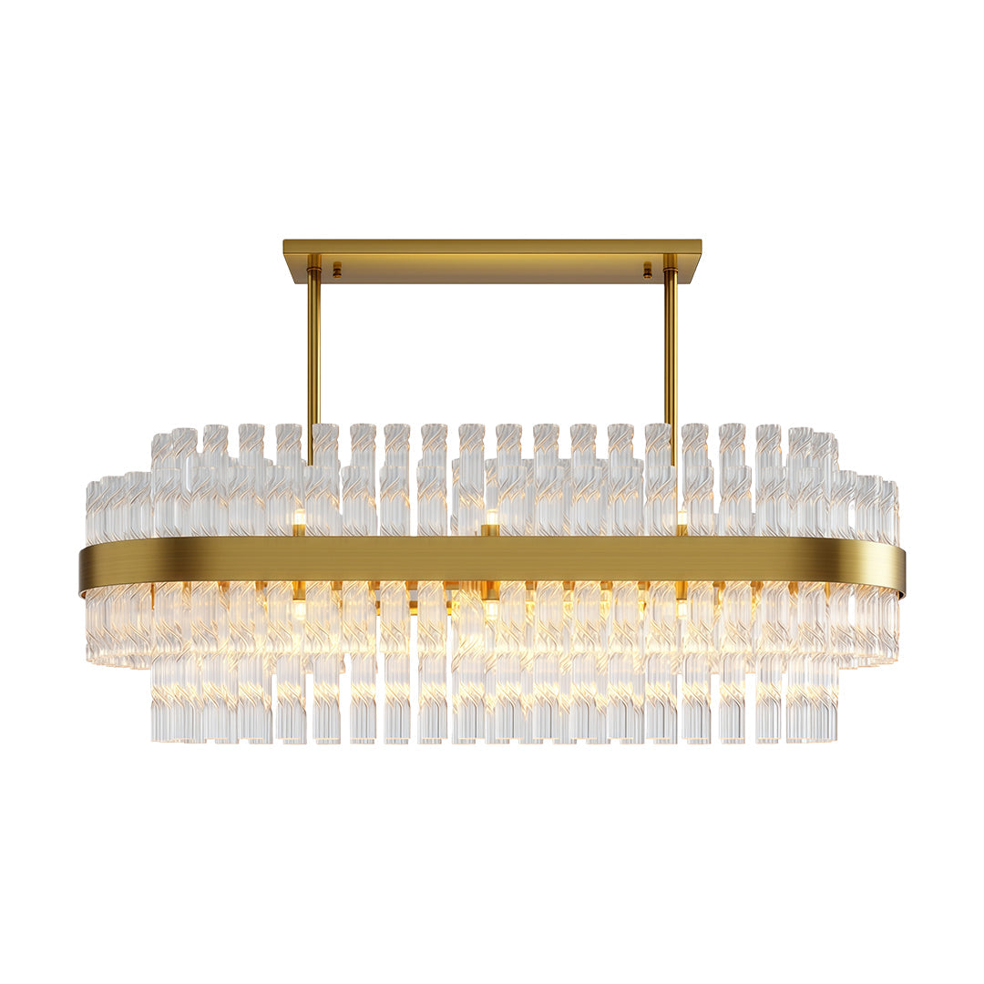 Industrial Modern Copper Chandelier - Luxury Ceiling Light Fixture