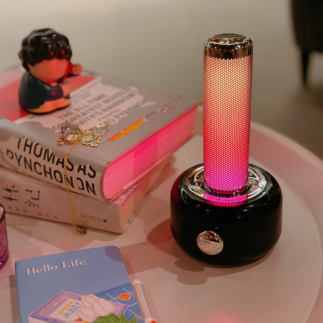 Sleek Metal Ambient RGB Table Lamp - Minimalist Design for Modern Living Spaces