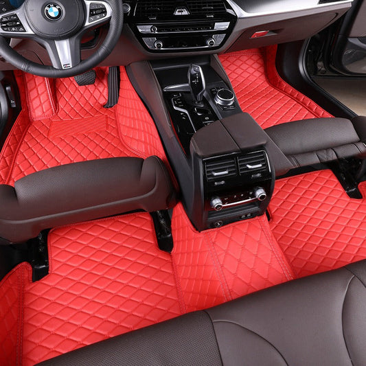 Classic Red Automotive Floor Mats | Durable & Stylish Car Accessories
