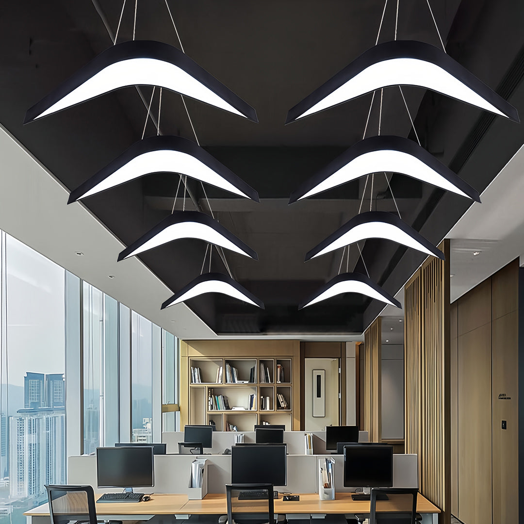 Modern Swallowtail Wrought Iron Chandelier | Elegant Ceiling Light