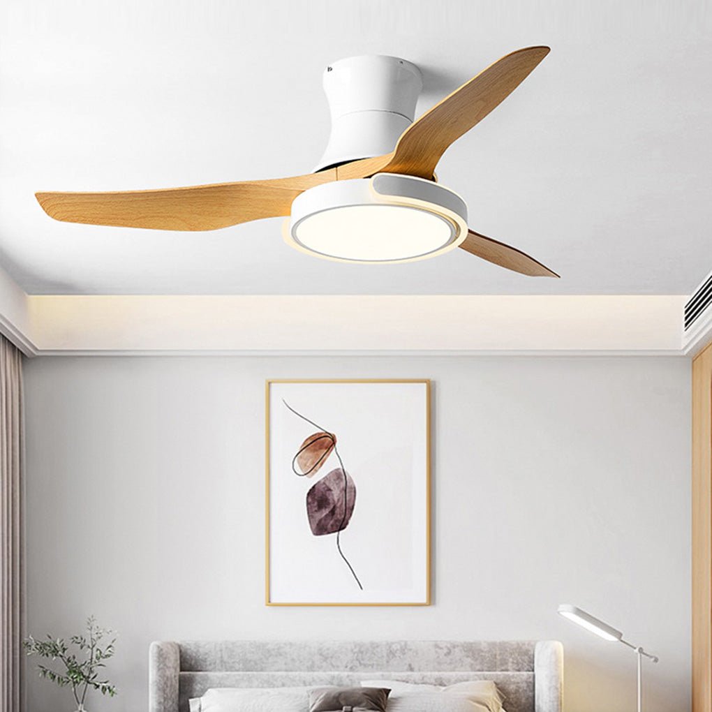 Remote Control Dimming Ceiling Fan Light with Forward/Reverse Mode