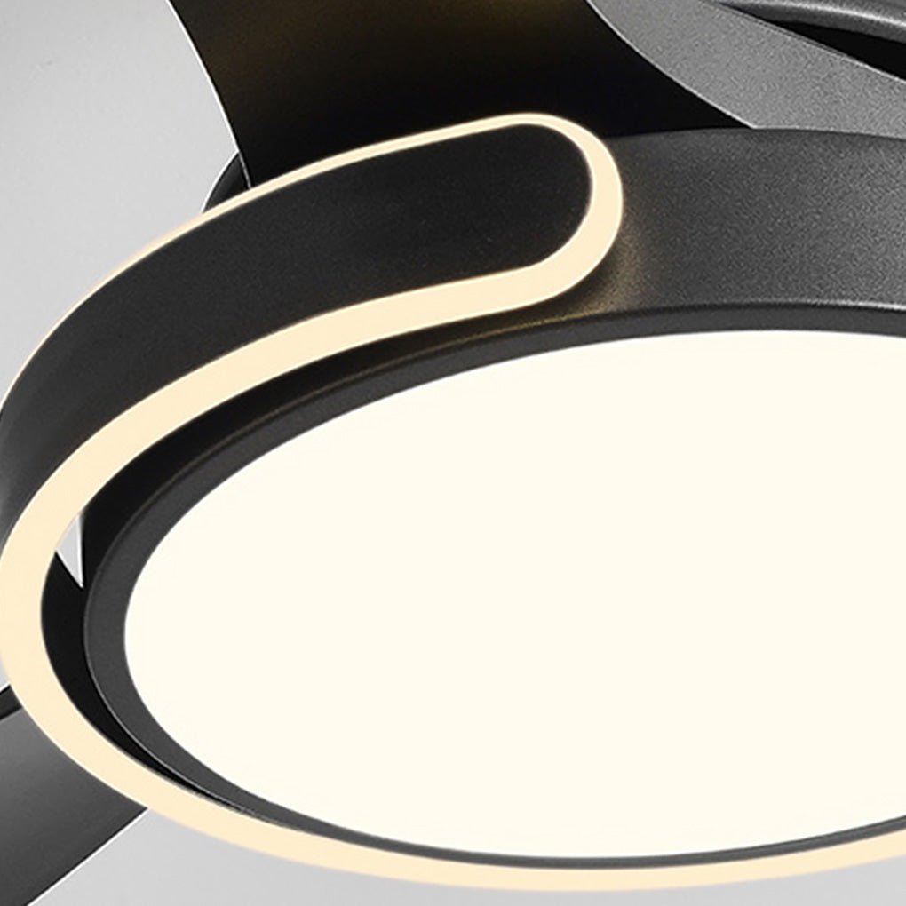 Remote Control Dimming Ceiling Fan Light with Forward/Reverse Mode