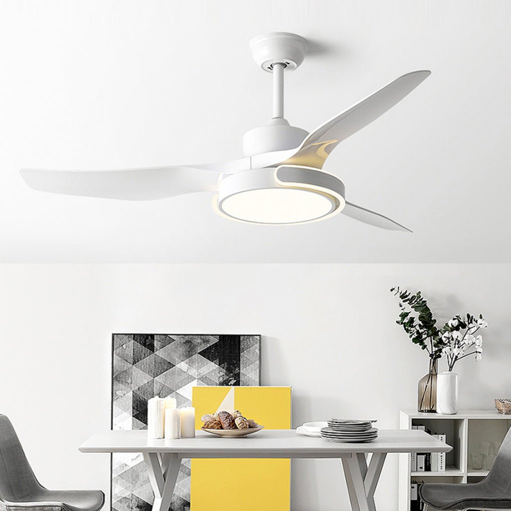 Remote Control Dimming Ceiling Fan Light with Forward/Reverse Mode