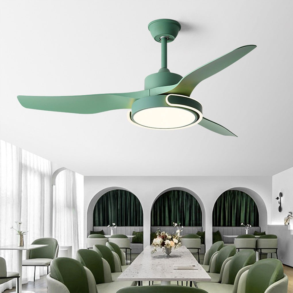 Remote Control Dimmable Ceiling Fan Light - Forward & Reverse Functions