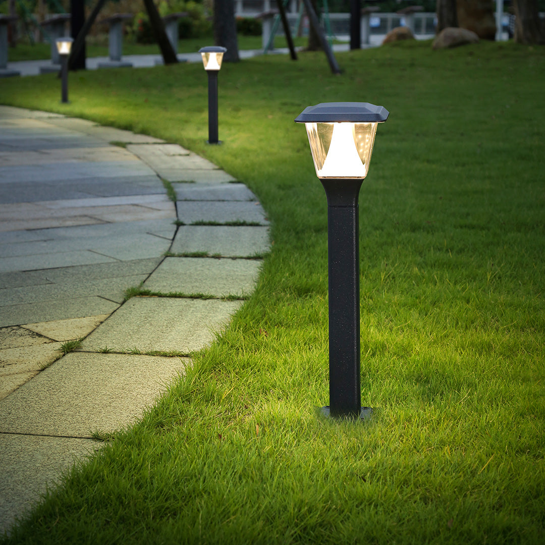 Minimalist Modern 6.5-Inch LED Bollard Garden Light Outdoor