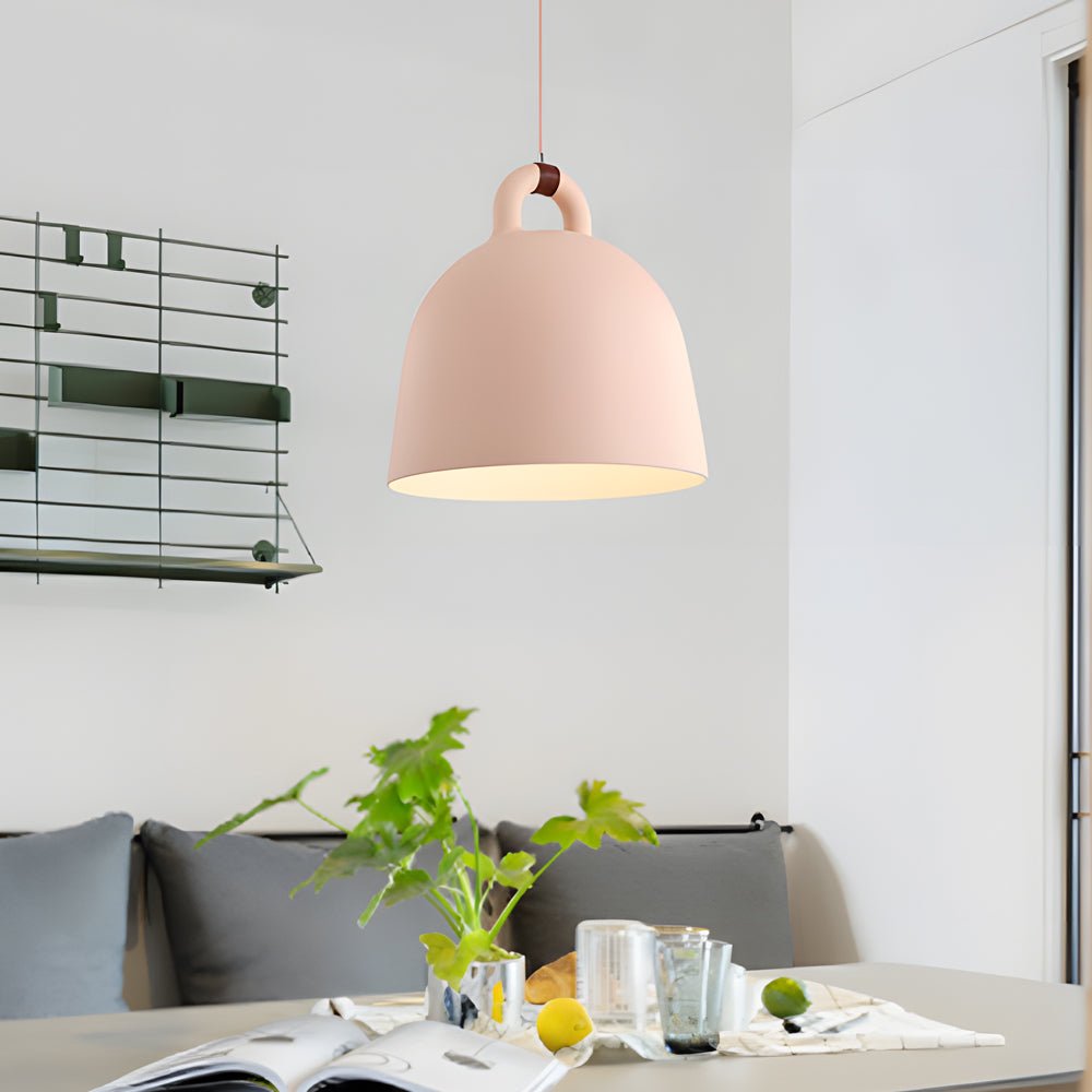Resin Semicircle Bell Chandelier - Nordic Minimalist Decorative Art