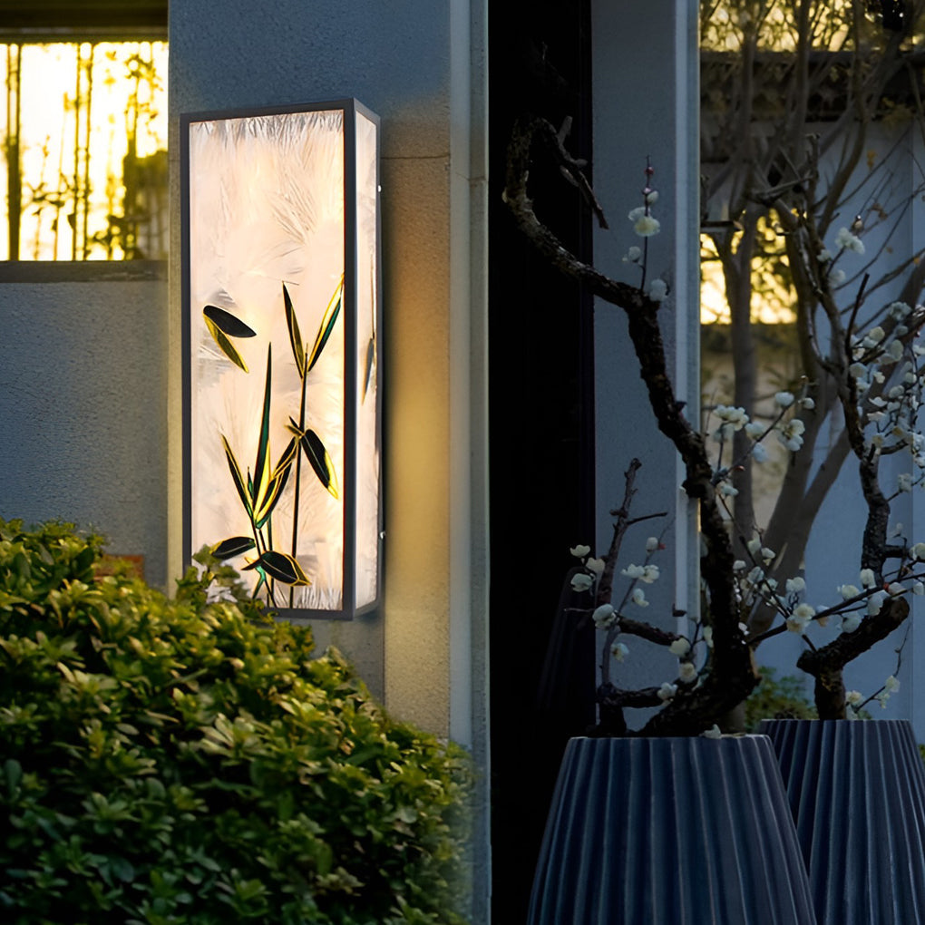 Square Retro LED Wall Light - Waterproof Galvanized Steel Fixture