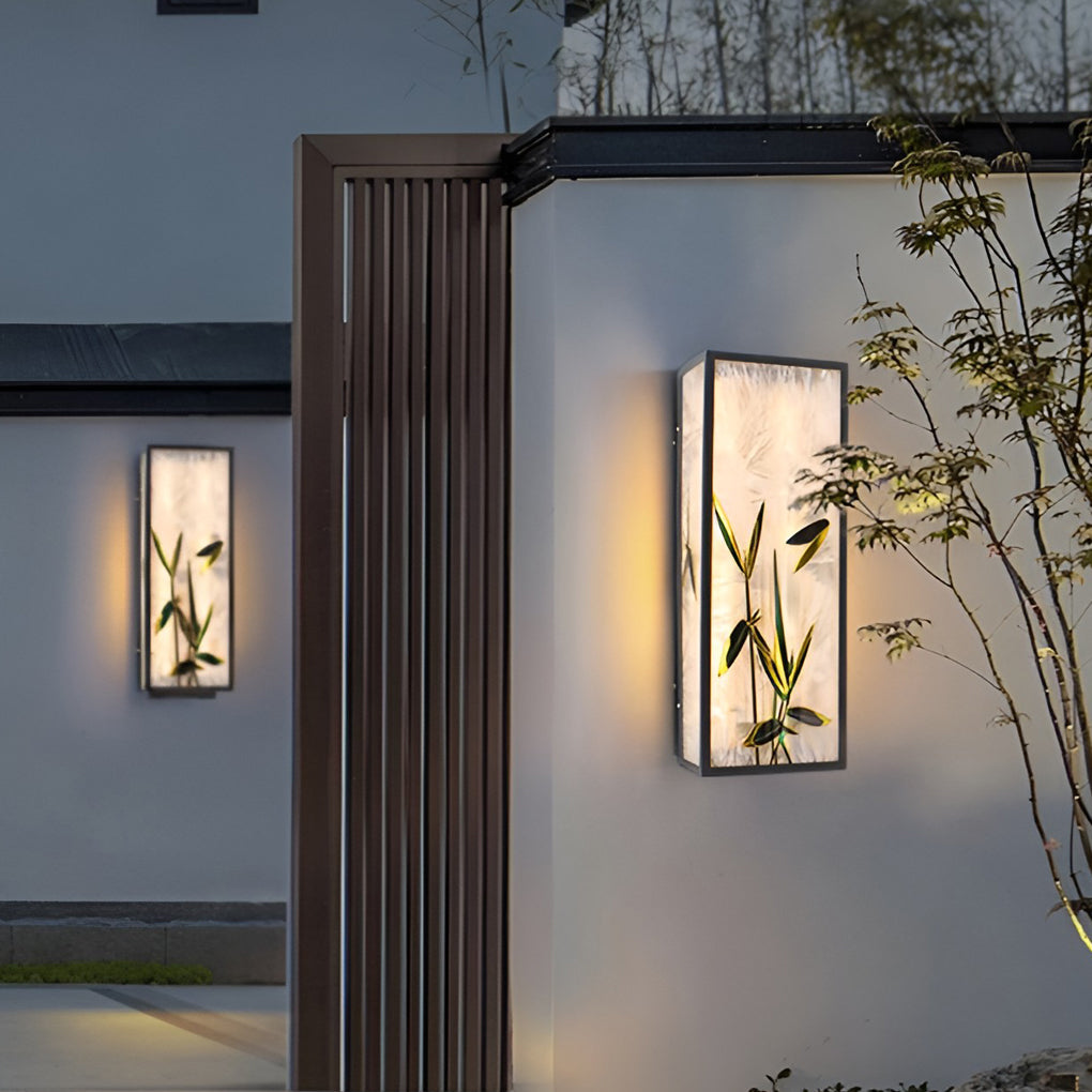 Square Retro LED Wall Light - Waterproof Galvanized Steel Fixture