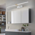 Retractable LED Bathroom Vanity Light with Adjustable Rod, Matte Finish, Modern Bathroom Lighting, Energy Efficient LED Light, Wall-Mounted Bath Fixture, Stylish Bathroom Decor, Dimmable Lighting Option, Contemporary Vanity Light for Home Renovation