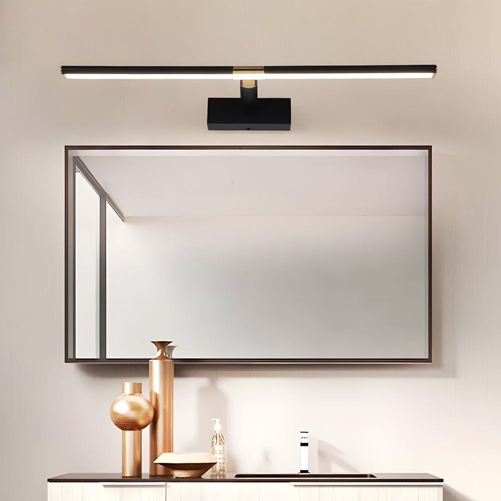 Retractable LED Bathroom Vanity Light with Adjustable Rod, Matte Finish, Modern Bathroom Lighting, Energy Efficient LED Light, Wall-Mounted Bath Fixture, Stylish Bathroom Decor, Dimmable Lighting Option, Contemporary Vanity Light for Home Renovation