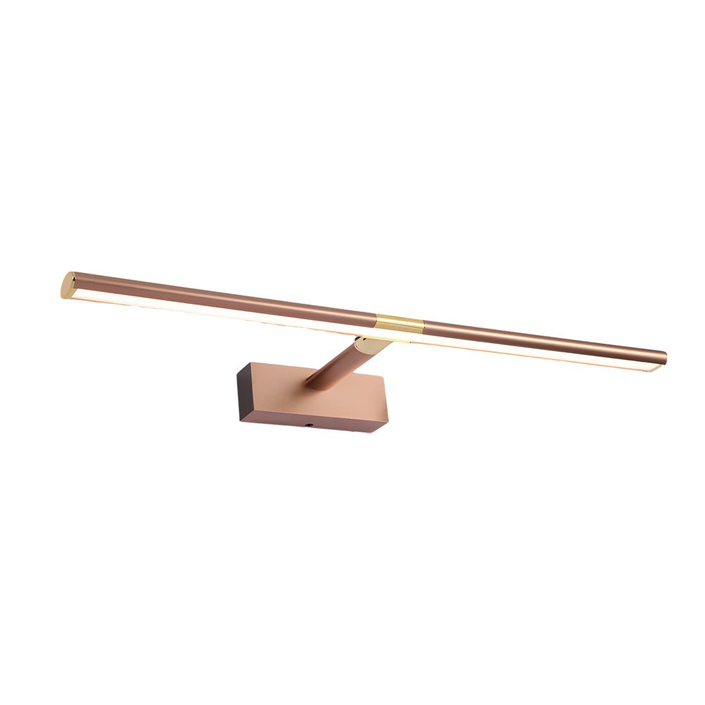 Retractable LED Bathroom Vanity Light with Adjustable Rod, Matte Finish, Modern Bathroom Lighting, Energy Efficient LED Light, Wall-Mounted Bath Fixture, Stylish Bathroom Decor, Dimmable Lighting Option, Contemporary Vanity Light for Home Renovation