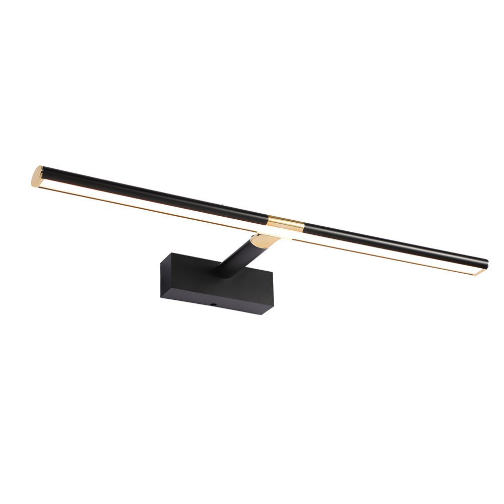 Retractable LED Bathroom Vanity Light with Adjustable Rod, Matte Finish, Modern Bathroom Lighting, Energy Efficient LED Light, Wall-Mounted Bath Fixture, Stylish Bathroom Decor, Dimmable Lighting Option, Contemporary Vanity Light for Home Renovation