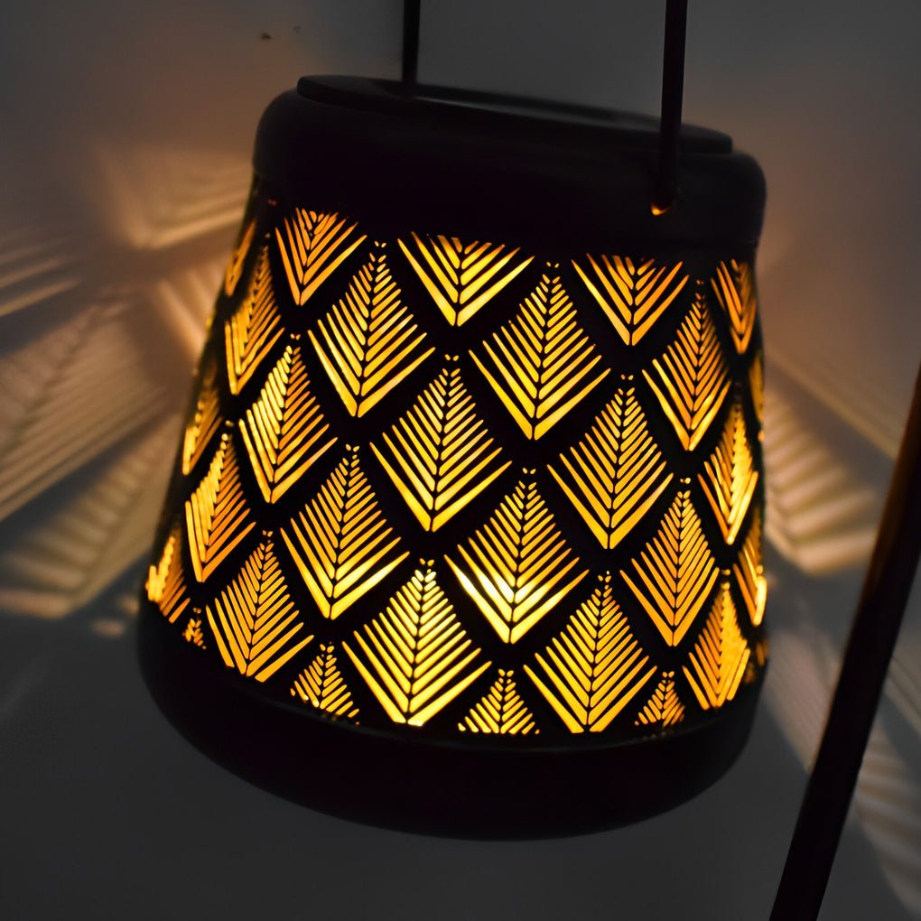 Retro Iron Mesh Solar Lanterns - 2PCS LED Outdoor Hanging Lights