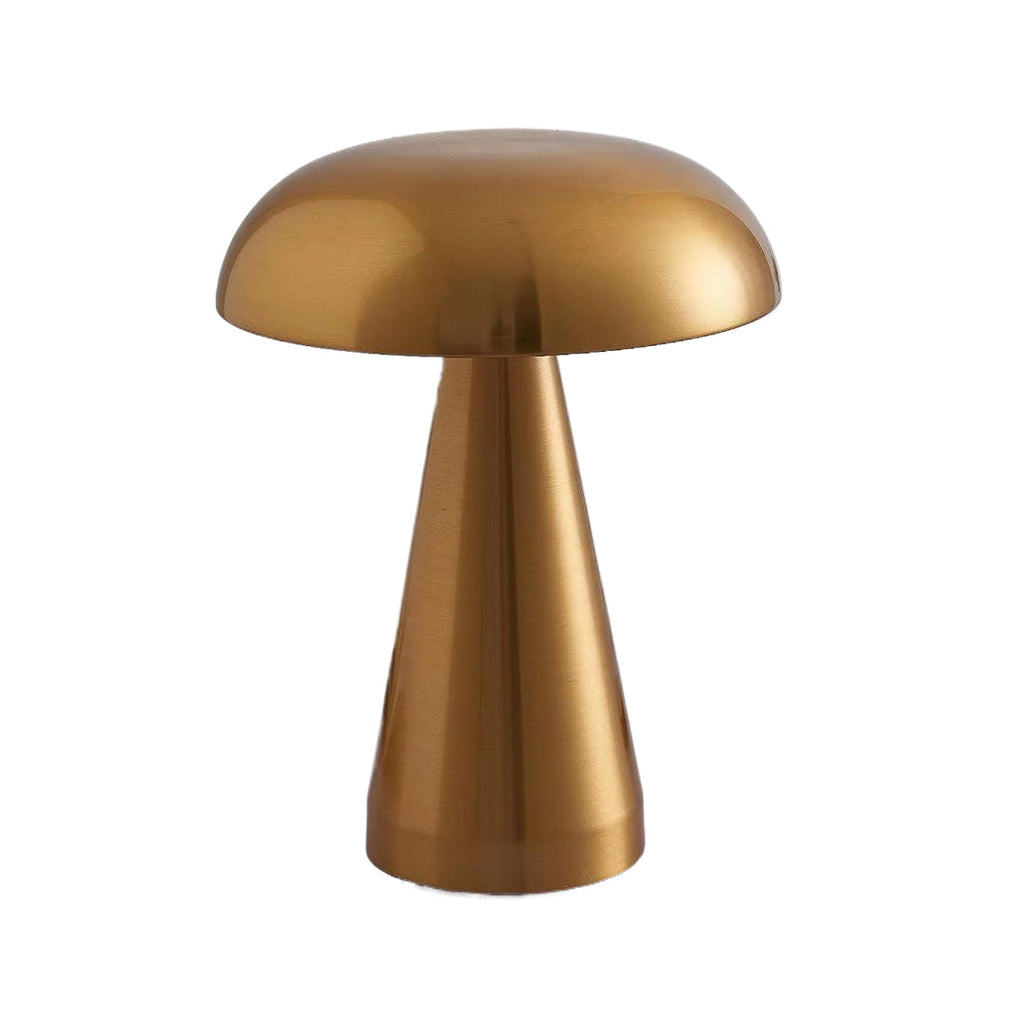 Retro Metal Mushroom Lamp - Dimmable Iron Light Fixture, Creative Design for Home Decor