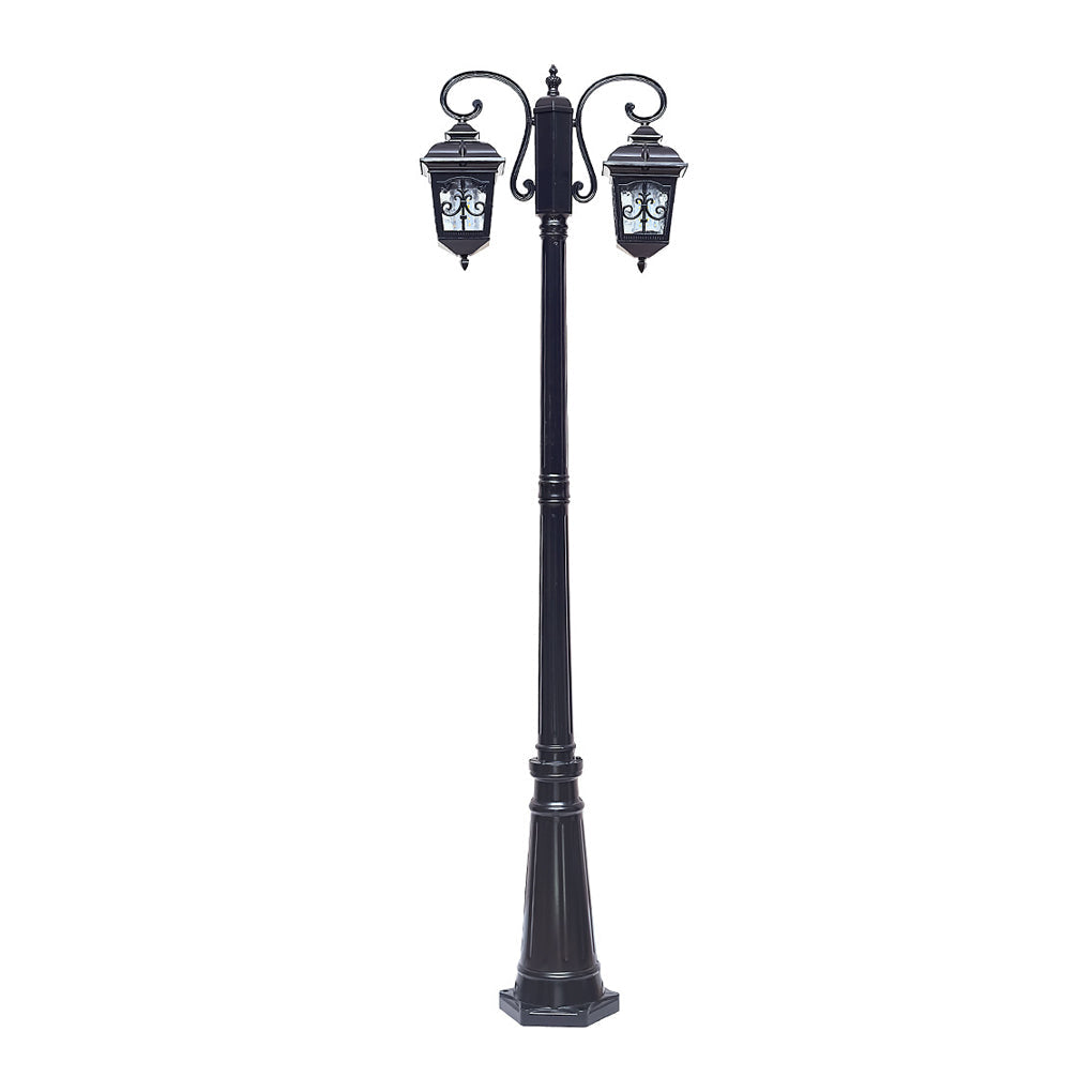 Retro Waterproof Outdoor Lamp Post - European Style Street Light
