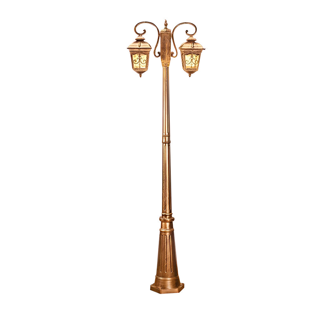 Retro Waterproof Outdoor Lamp Post - European Style Street Light