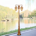 Retro Waterproof Outdoor Lamp Post - European Style Street Light