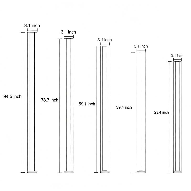 Minimalist Waterproof LED Outdoor Gate Wall Light