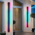 RGB Waterproof LED Linear Wall Light - Modern Metal Fixture