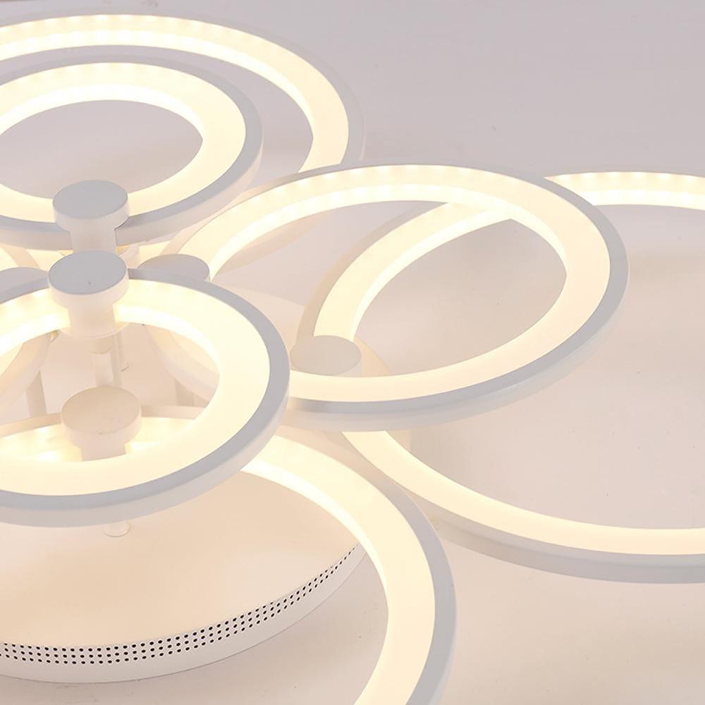 Multi Circles Dimmable LED Ceiling Light Flush Mount Modern Lighting