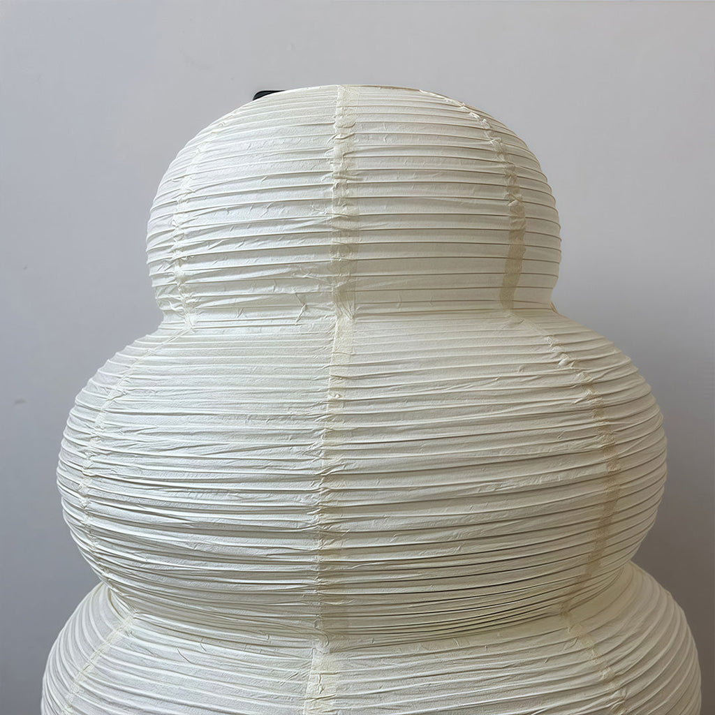 Rice Paper Table Lamp - Minimalist Wabi-Sabi Light Design