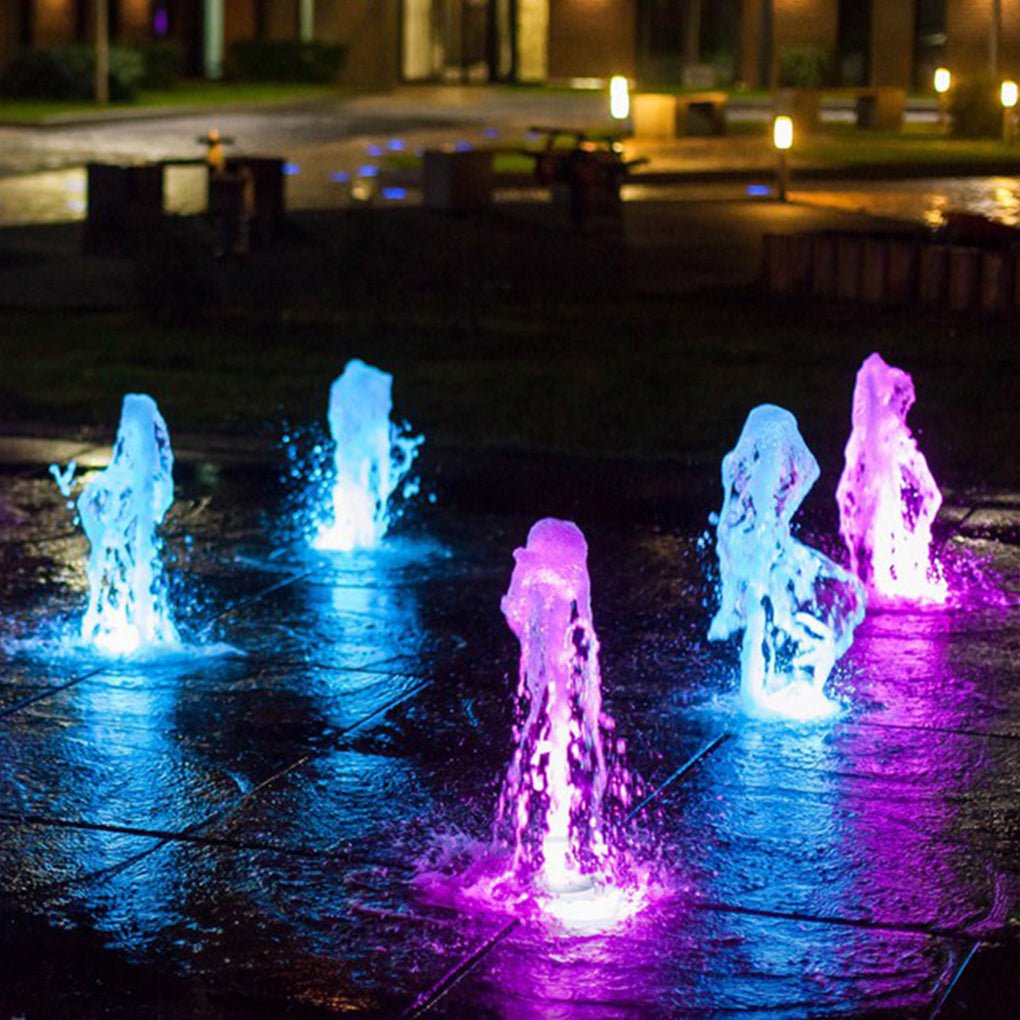 Water Fountain LED Light Waterproof Stainless Steel Lamp