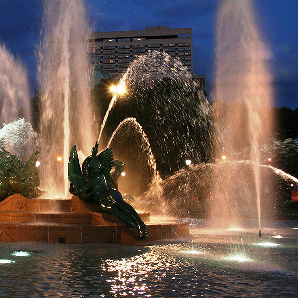 Water Fountain LED Light Waterproof Stainless Steel Lamp