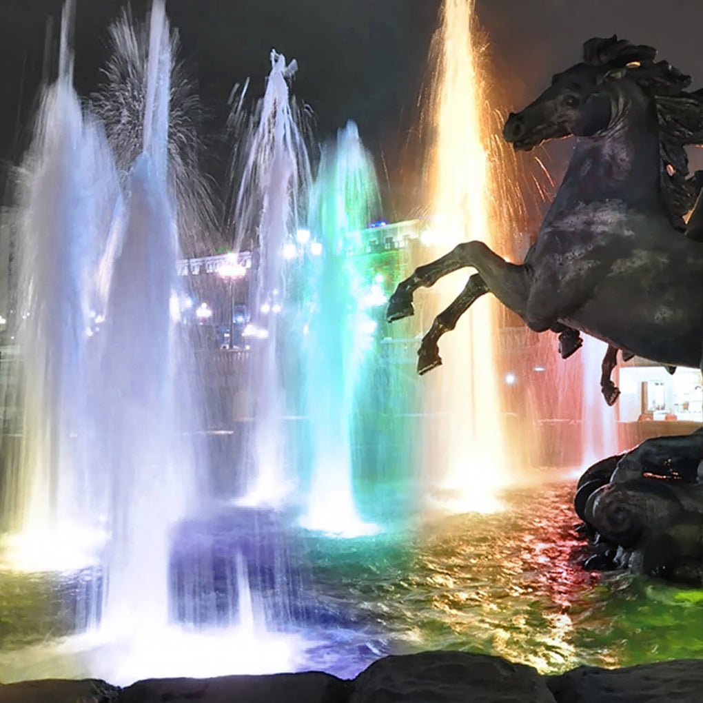 Water Fountain LED Light Waterproof Stainless Steel Lamp