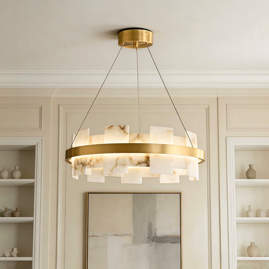 Copper Modern Chandelier Luxury Ceiling Light Fixtures