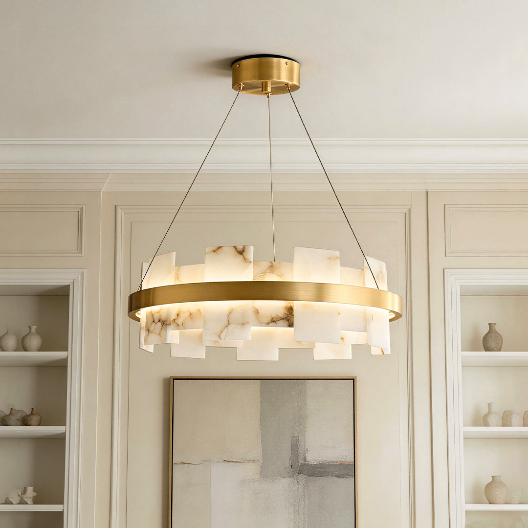 Copper Modern Chandelier Luxury Ceiling Light Fixtures