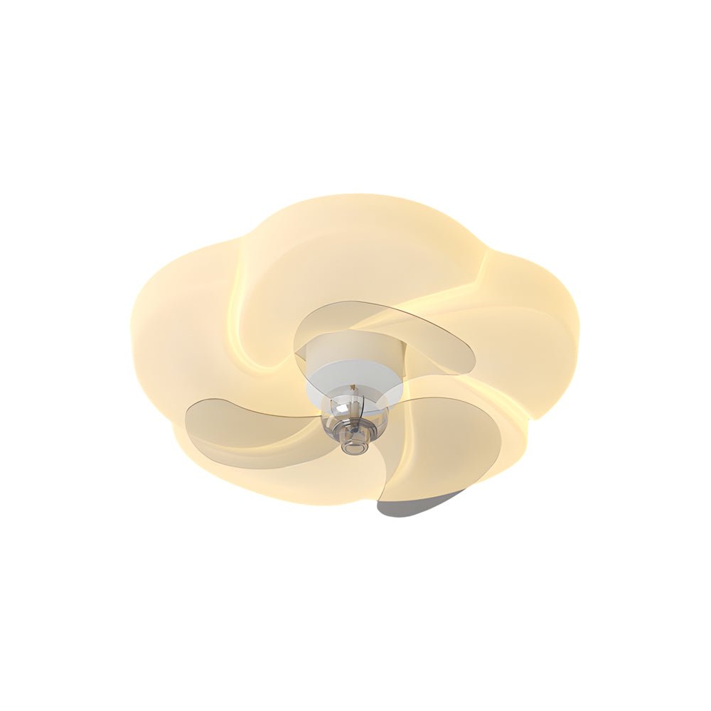 Romantic Dimming LED Ceiling Fan with Mute Shaking Head Modern Design