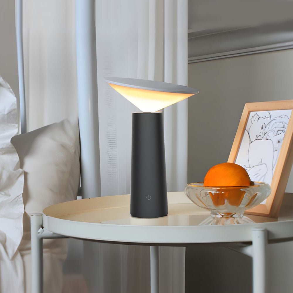 Rotatable LED Table Lamp with USB Charging - Stylish Downlight Torch for Home and Office Use