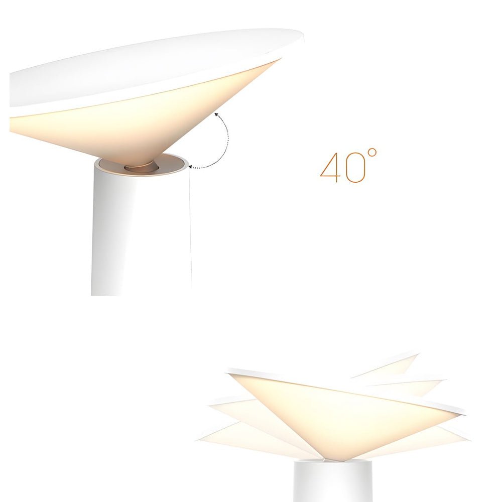 Rotatable LED Table Lamp with USB Charging - Stylish Downlight Torch for Home and Office Use