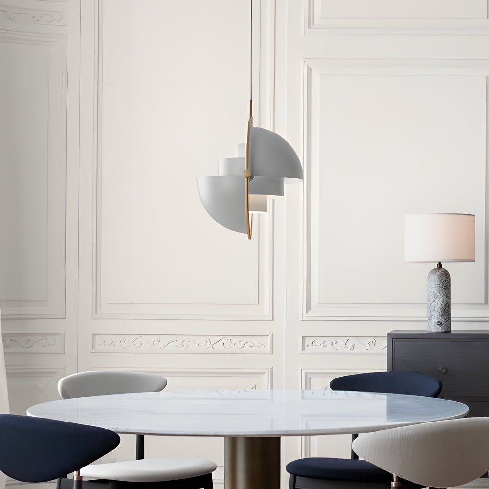 Rotating Shade Electroplated Iron Nordic Chandelier Pendant Lamp